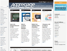 Tablet Screenshot of central.aggregage.com